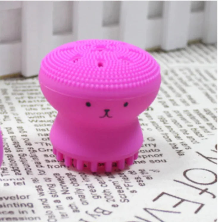 Silicone Cleansing & Exfoliating Brush β Cute & Effective Skin Care Tool