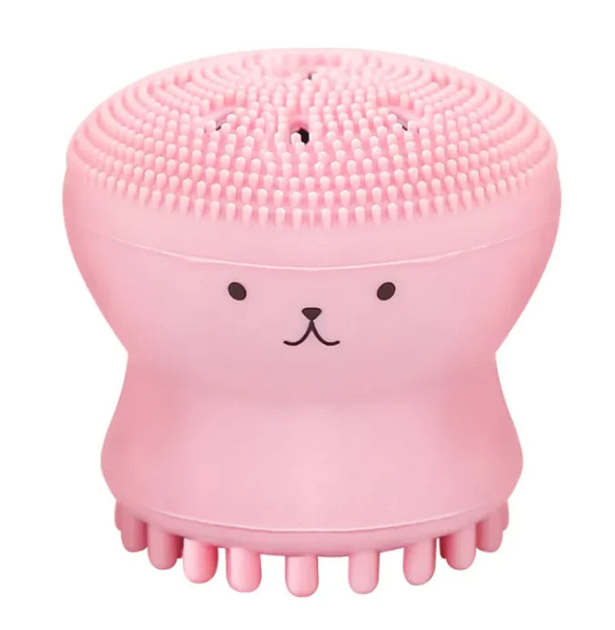 Silicone Cleansing & Exfoliating Brush β Cute & Effective Skin Care Tool