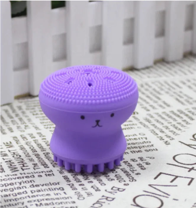 Silicone Cleansing & Exfoliating Brush β Cute & Effective Skin Care Tool